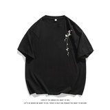 风新中式梅花240克双纱精梳棉半袖短袖T恤T3516-P25【特价】，男装T恤，电商A007-1