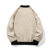 情侣潮大码宽松休闲多色光板夹克棒球服外套潮J7204P30【特价】，男装夹克，电商A007-1