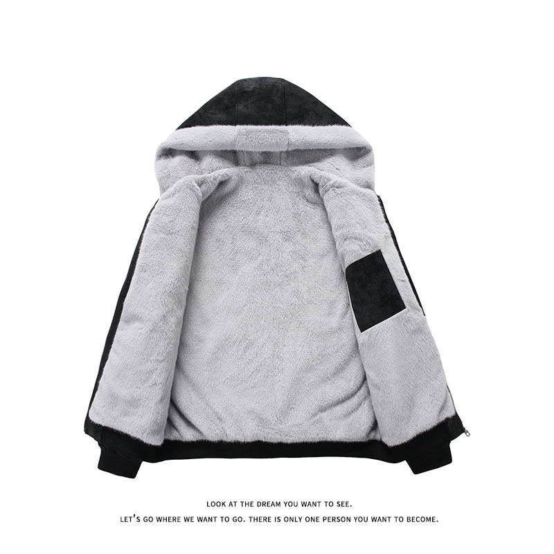 网图慎上荔枝纹皮座山雕加绒连帽棉服加厚保暖棉衣MP7826-特价P85,男装棉衣,电商A007-1