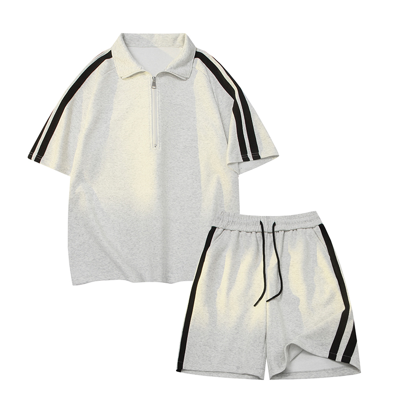 夏季半拉链polo衫套装T3637上衣特P31控59/DK8609裤子特P26控49，商品下架区商品下架区，电商A007-1