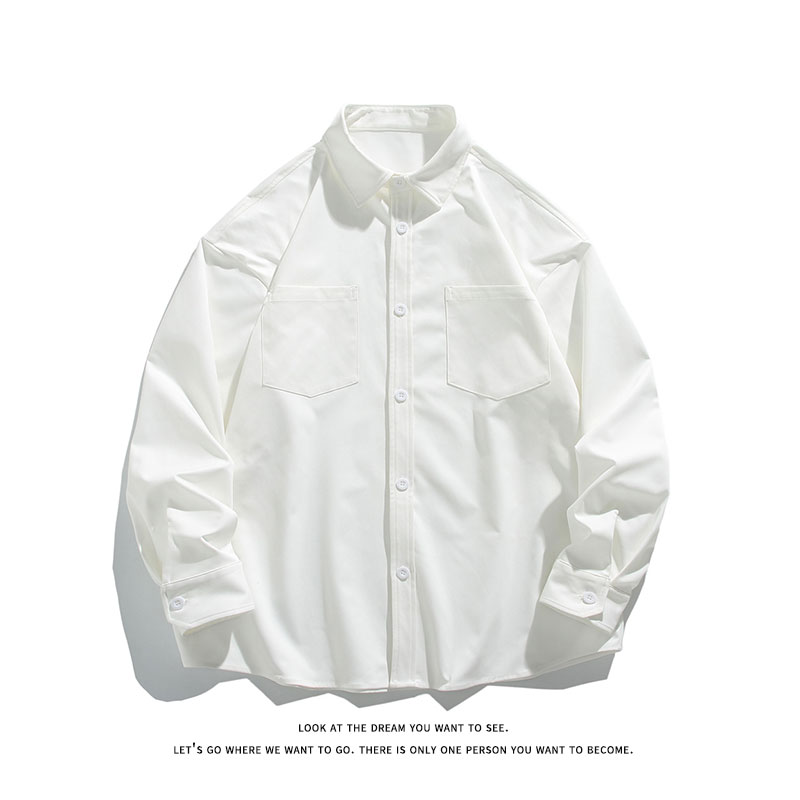 纯色重磅长袖衬衫男大码衬衣上衣外套C2209-P32【特价】,男装衬衫,电商A007-1