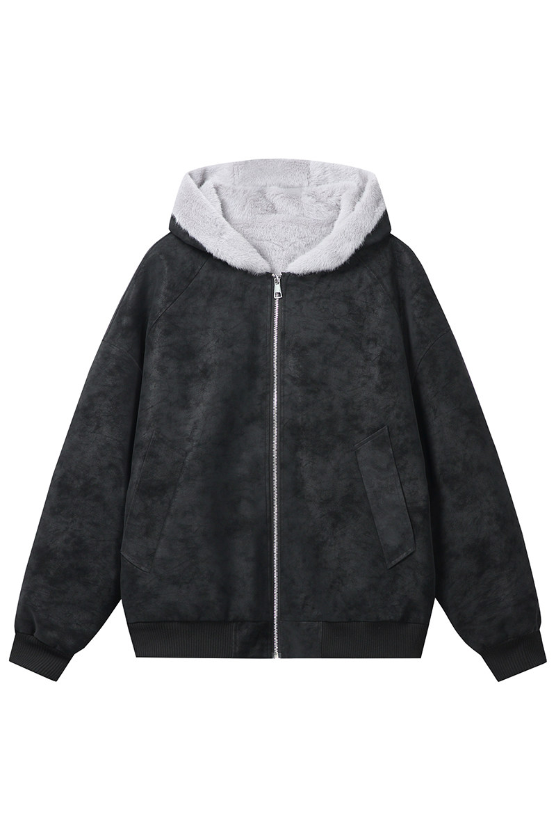 网图慎上荔枝纹皮座山雕加绒连帽棉服加厚保暖棉衣MP7826-特价P85,男装棉衣,电商A007-1