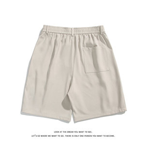 夏季风新中式绣花西裤宽松直筒五分裤短裤DK8494-P32【特价】图片