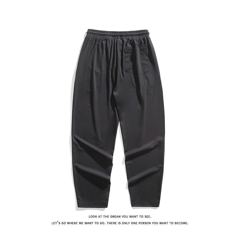 春夏潮流冰丝凉感休闲长裤垂感小脚直筒裤K8479-P38【特价】,男装休闲裤,电商A007-1
