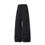 纯色宽松阔腿卫裤男垂感直筒休闲宽松型长裤运动裤K8697-特价P36，男装休闲裤，电商A007-1