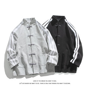 风盘扣开衫设计感重磅卫衣宽松潮上衣外套W4648-P56【特价】，女装短外套，电商A007-1