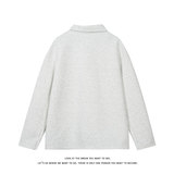 美式复古纯色翻领套头卫衣男女宽松休闲百搭POLO衫T恤W4710-特P26，男装T恤，电商A007-1