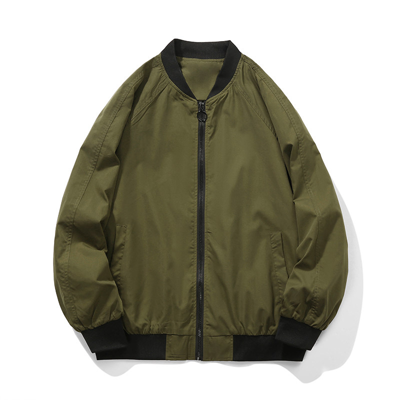 情侣潮大码宽松休闲多色光板夹克棒球服外套潮J7204P30【特价】,男装夹克,电商A007-1