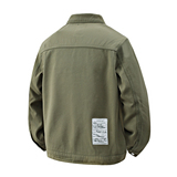 工装风翻领夹克男军宽松多口袋外套时尚长袖上衣JA9013-特价P60，男装夹克，电商A007-1