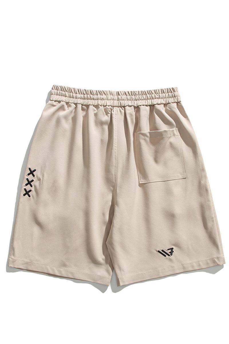夏季新款刺绣图案五分裤休闲短裤沙滩裤K8400-P27【特价】,男装牛仔裤,电商A007-1