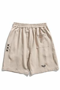 夏季新款刺绣图案五分裤休闲短裤沙滩裤K8400-P27【特价】图片