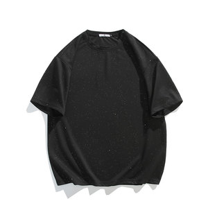 夏季潮流重磅满天星空亮片半袖短袖T恤情侣装T3526-P17【特价】图片