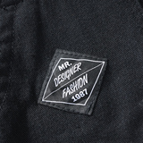 工装风翻领牛仔夹克男休闲宽松纽扣多口袋长袖外套JB80-特价P53，男装夹克，电商A007-1