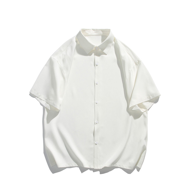 夏季大码冰丝衬衫短裤套装DC2179上衣18.5-DK8492短裤15【特价】,男装衬衫,电商A007-1