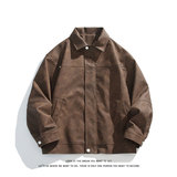 潮流宽松美式复古机车皮衣PU皮夹克外套P7808-P75【特价】，男装夹克，电商A007-1