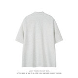 重磅半拉链亨利领短袖T恤宽松型设计感休闲风上衣男T3705-特价P27，男装T恤，电商A007-1