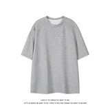 美式boxy重磅正肩短袖T恤男夏季设计感t恤打底衫T3699-特价P24，男装T恤，电商A007-1