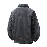 复古风牛仔翻领夹克男宽松复古休闲百搭宽松型外套JA535-特价P68，男装夹克，电商A007-1