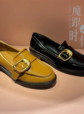 STELLA LUNA 2024秋冬 BRASS系列 低跟厚底乐福鞋 SL324023-3280