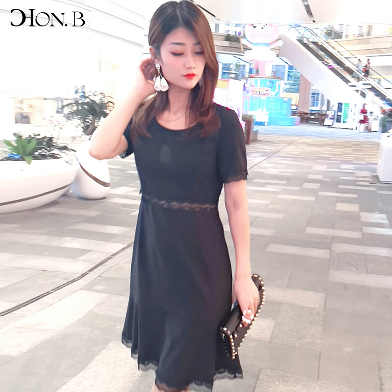 女士打底裙显瘦裙红贝缇纯色显瘦