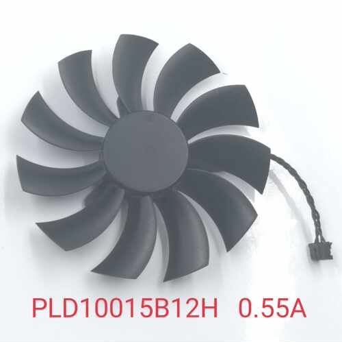 EVGA显卡风扇   PLD10015B 12H  12V  055 A  4PWM双滚珠显卡风扇