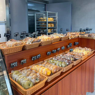 仿藤水果篮藤编展示篮长方形面包篮陈列蔬菜篮零食收纳塑料筐托盘