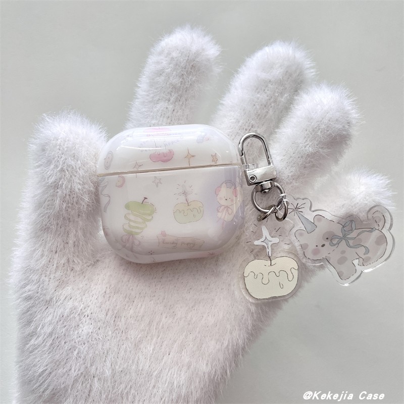 韩系甜美可爱卡通耳机壳保护套