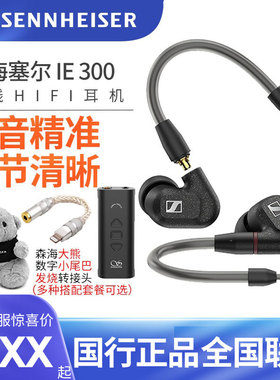SENNHEISER/森海塞尔IE300入耳式高保真hifi手机ie600有线耳机