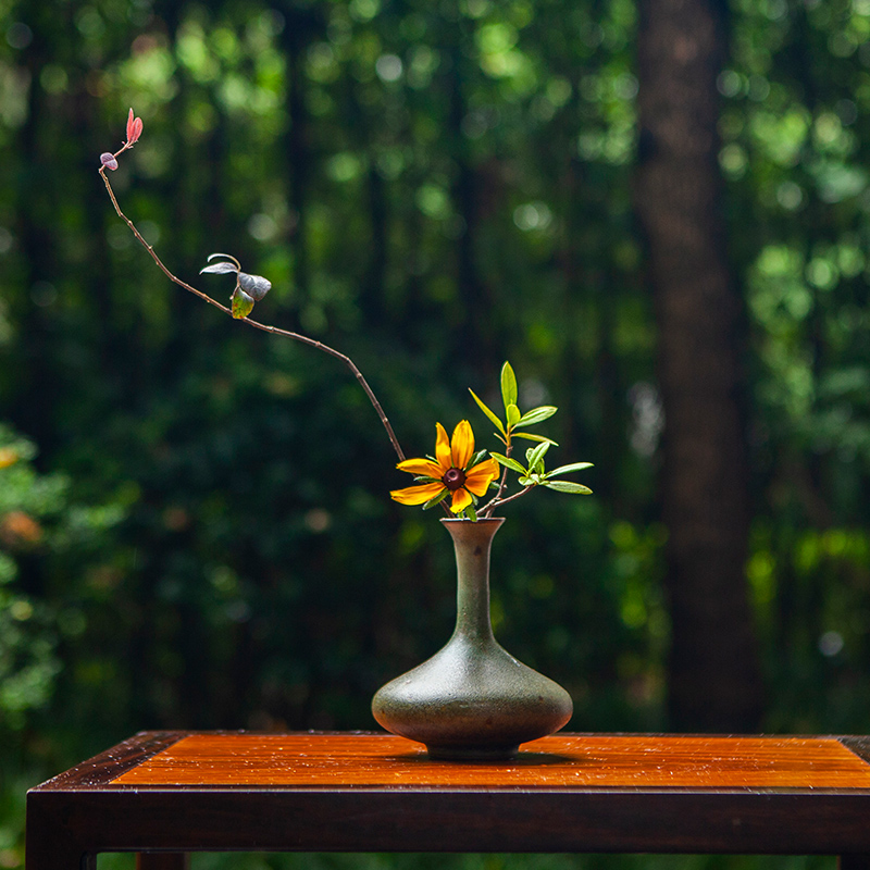 摆件陶瓷中式复古禅意花瓶