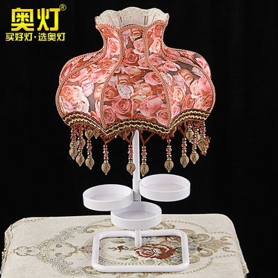 客厅沙发边几台灯中古美式台灯