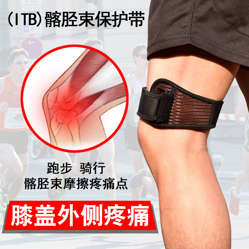 髂胫束疼痛护具护膝马拉松跑步