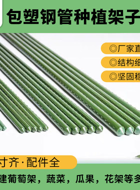 园艺支撑杆葡萄架爬藤架包塑钢管