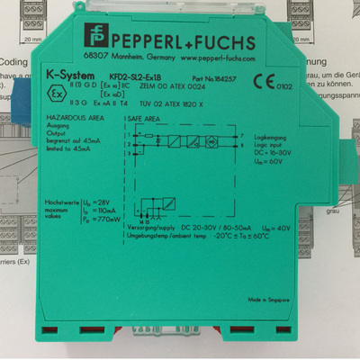 倍加福安全栅KFD2-SL2-EX.1B德国原装现货特价