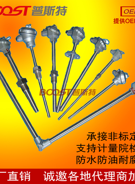 WRN630锥形热电偶铠装抽芯K/N/E/J/T/S/R/B/WRe温度传感器阻PT100