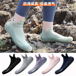 戈伦鲨亲子夏季软底防滑沙滩涉水鞋男女款游泳浮潜速干防割溯溪鞋