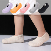 静音儿童室内专用健身鞋 防滑软底小孩家居地板跳操跳绳训练运动鞋