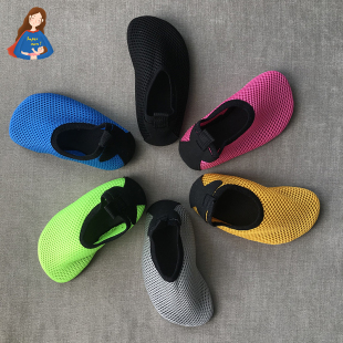 秋冬地板袜儿童薄男女宝宝防滑软底学步鞋 室内居家亲子早教袜套鞋