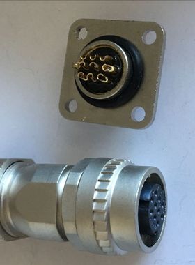 三菱 安川伺服电机编码器接头DDK 10芯国产SM10S CM10-SP10S-M