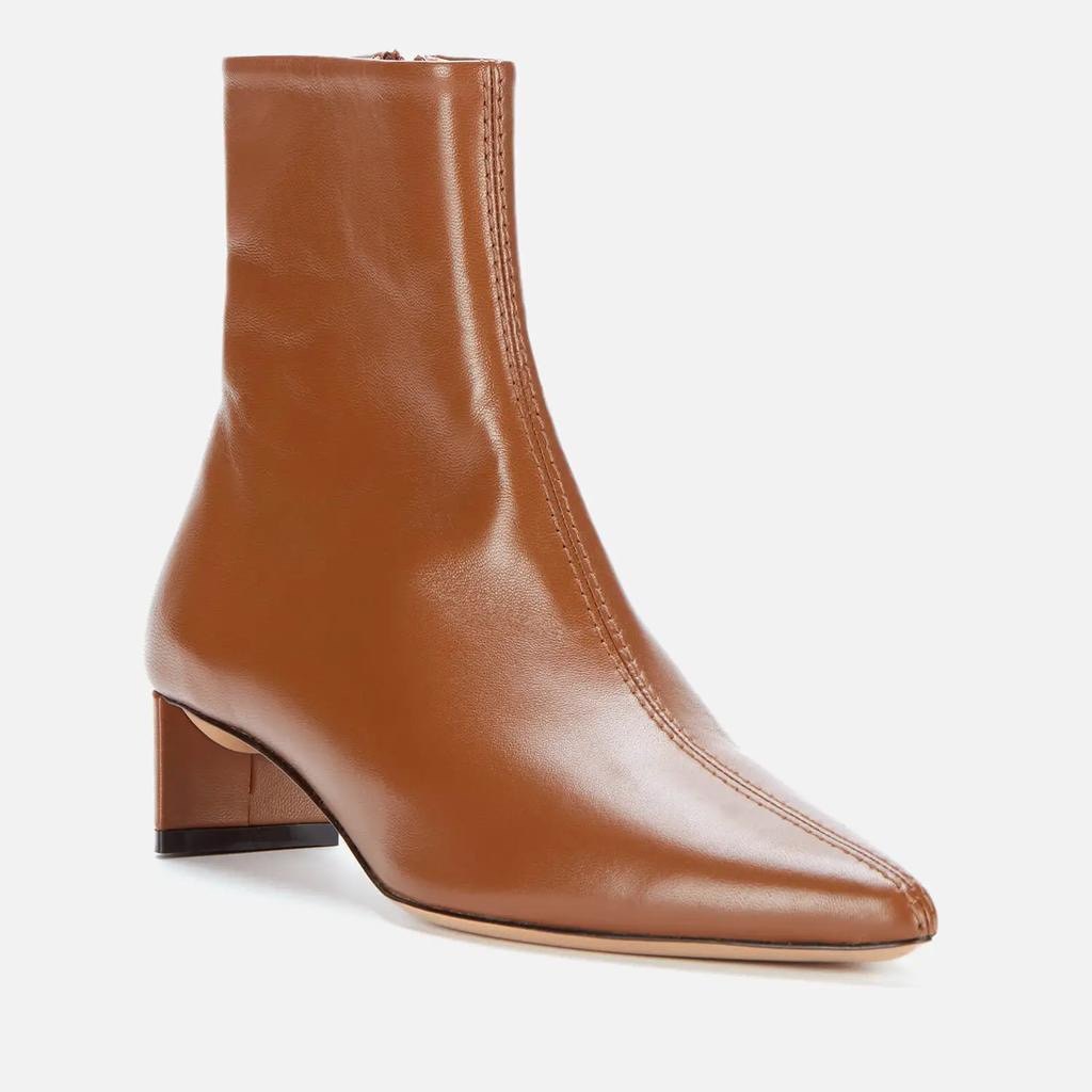 mansur gavriel 女款真皮短靴女鞋leather heeled boots