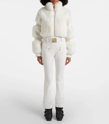 Goldbergh女皮毛一体保暖滑雪服