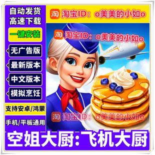 空姐大厨新版飞机大厨烹饪模拟经营包更新中文版平板安卓手机游戏