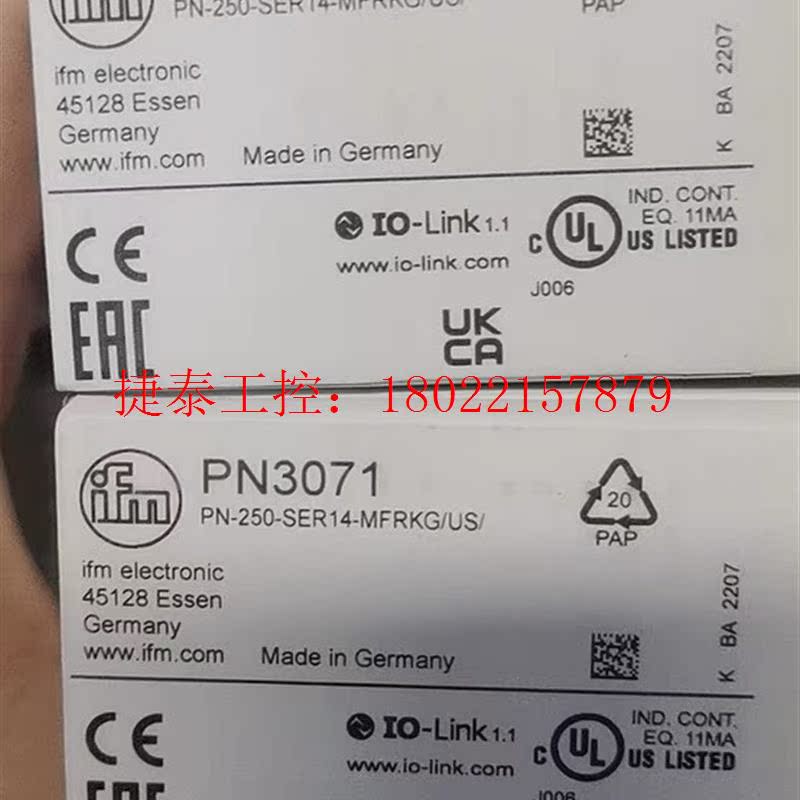 议价 全新原装正品易福门PN3071