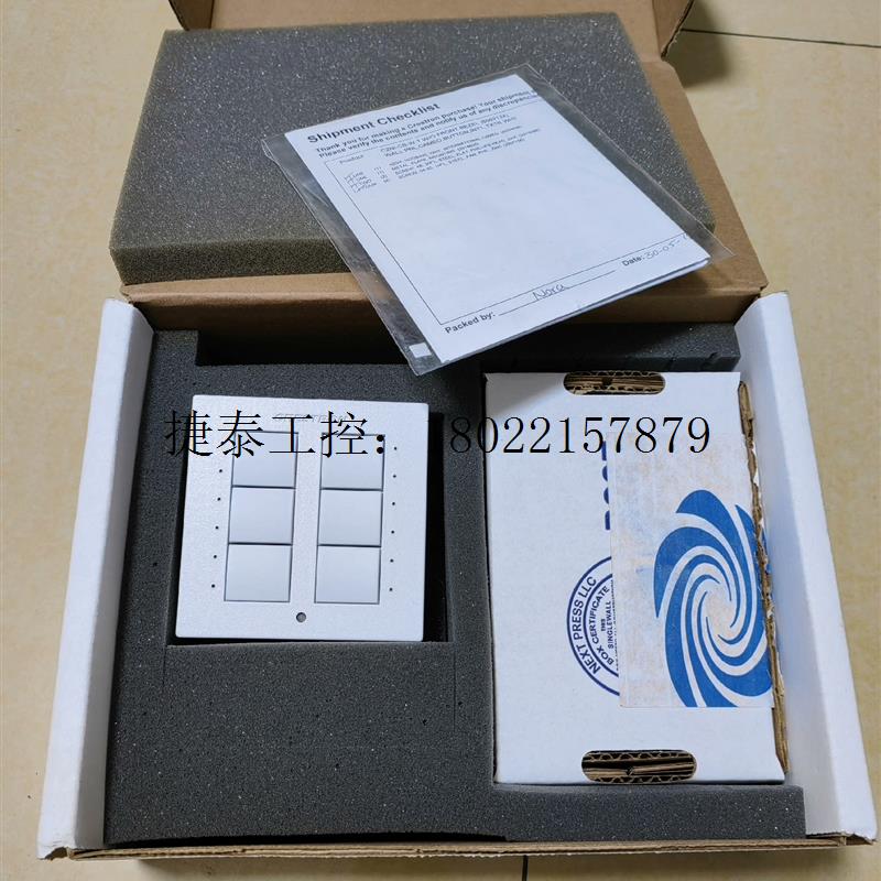 议价 快思聪Crestron智能墙装按键面板C2NI-CB-W-T