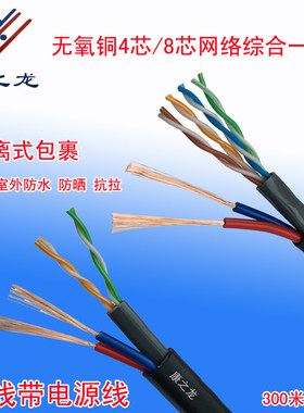 网络一体线电源线监控线