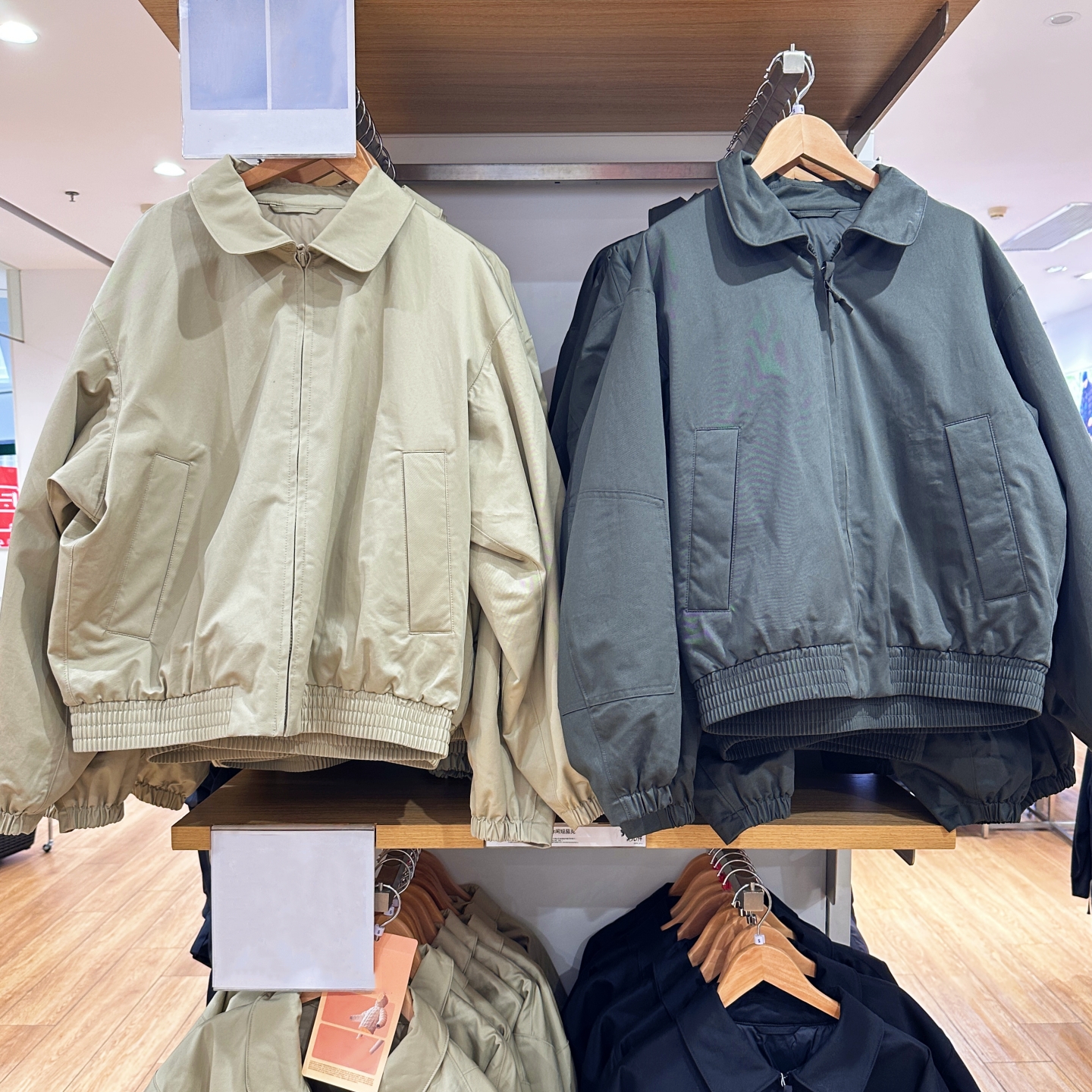 合作款男装女装空气棉服休闲短茄克外套夹克秋冬新款上衣R479411