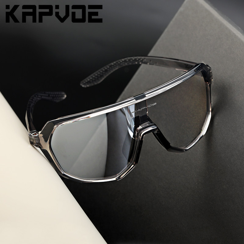 KAPVOE炫彩变色骑行眼镜日夜两用
