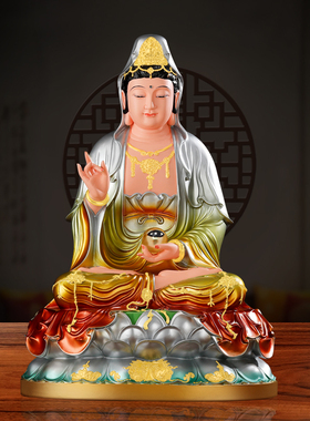 12寸新款眼光圣母居家保平安佛像