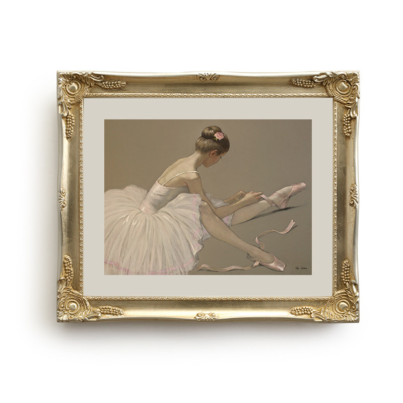 《芭蕾少女》斯柏达 法式轻奢壁画文艺舞蹈挂客厅玄关过道装饰画