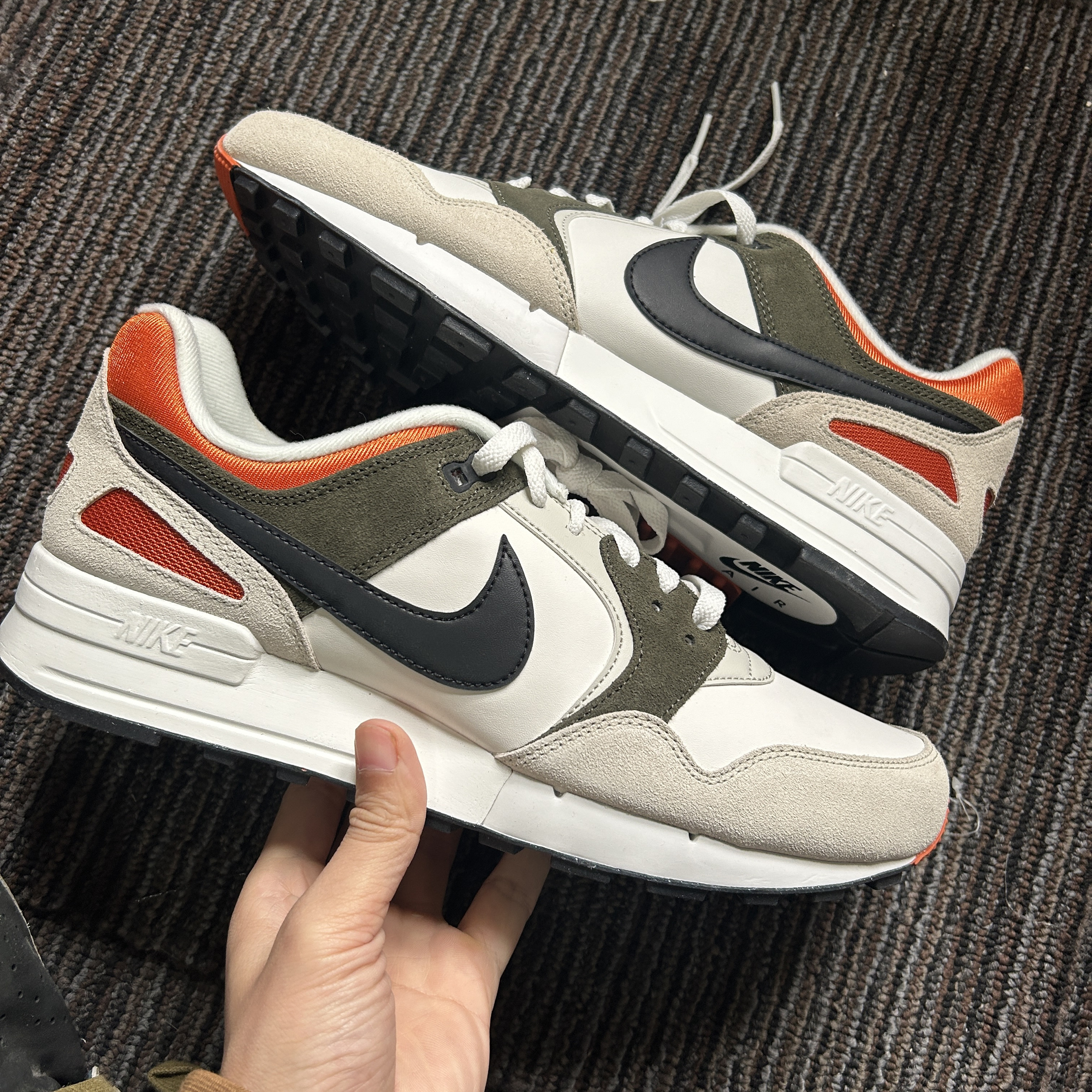 Nike Air Pegasus 89 舒适运动低帮休闲跑步鞋 男款 白绿黑FB8900