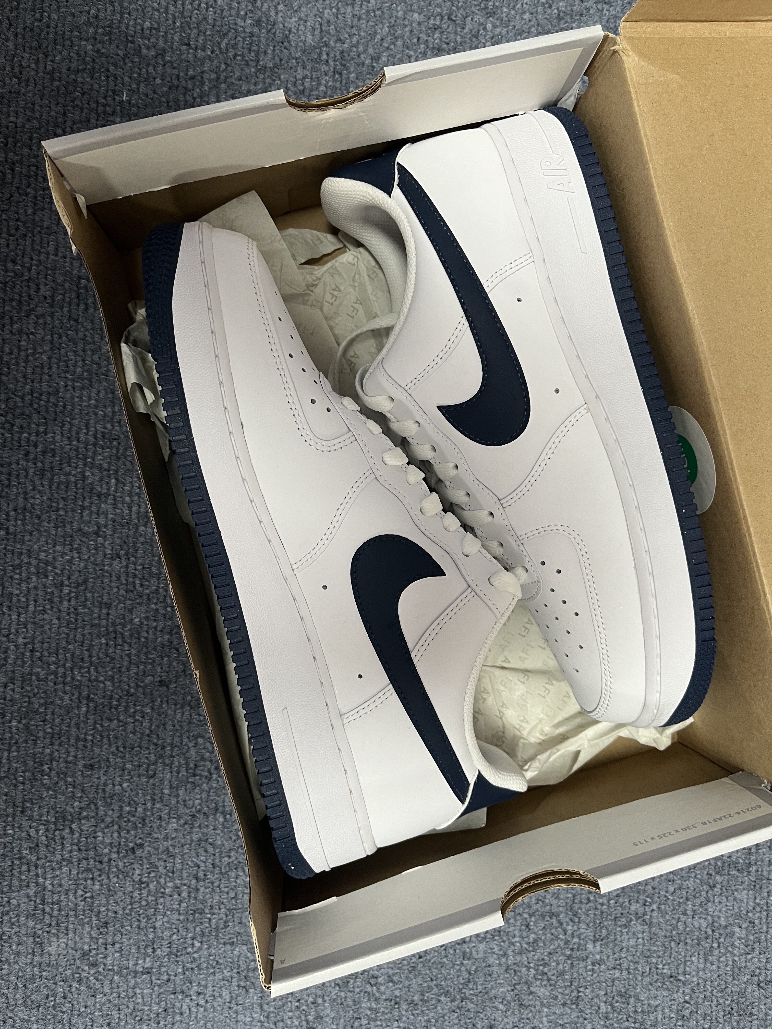 耐克Nike Air Force 1 Low AF1空军一号白蓝休闲鞋FJ4146-104